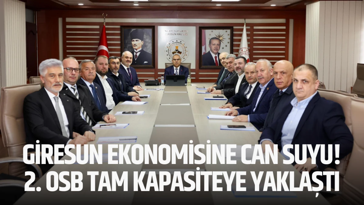 Giresun ekonomisine can suyu! 2. OSB tam kapasiteye yaklaştı