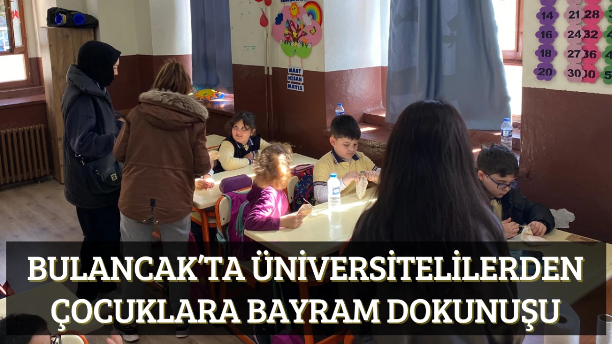 Bulancak’ta Üniversitelilerden Çocuklara Bayram Dokunuşu