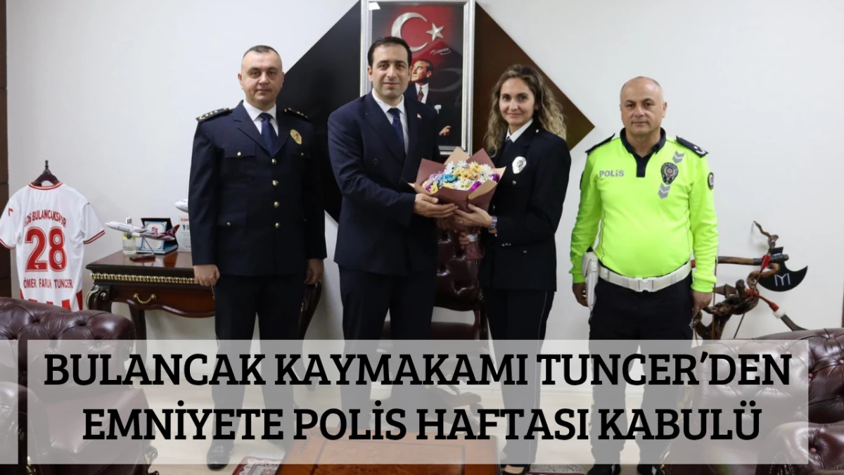 Bulancak Kaymakamı Tuncer’den Emniyete Polis Haftası Kabulü