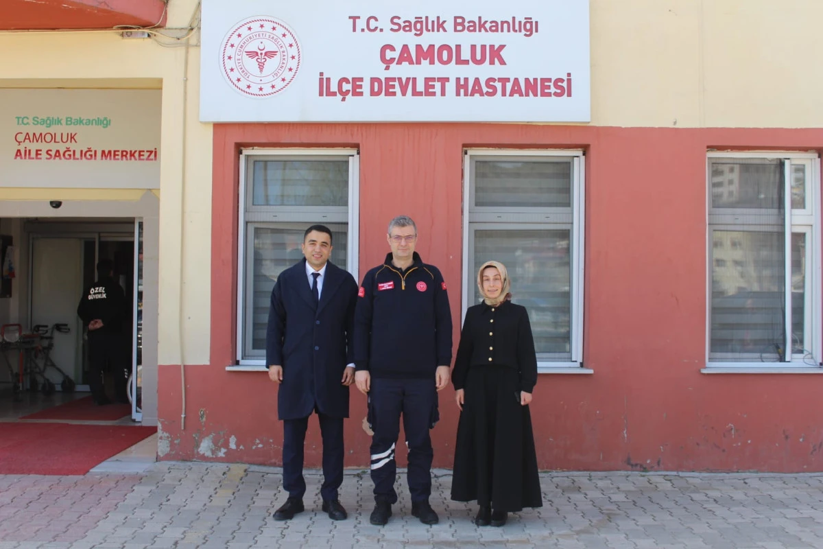 Giresun İl Sağlık Müdürü İskender Aksoy’dan Çamoluk’a ziyaret