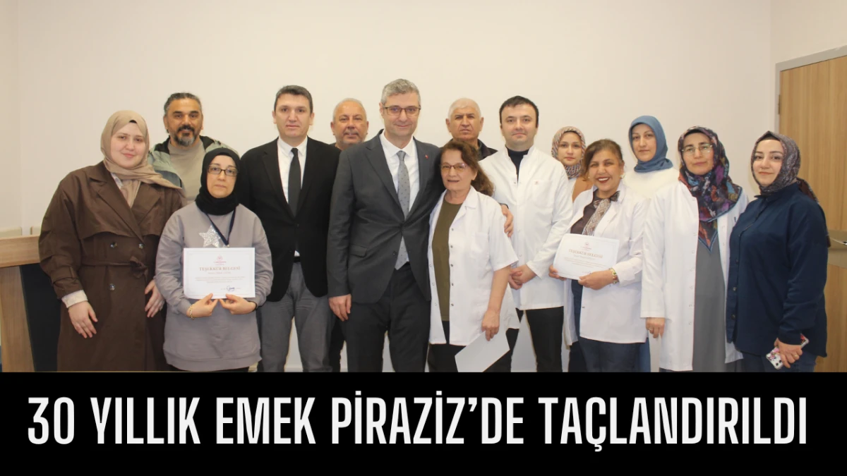 30 Yıllık Emek Piraziz’de Taçlandırıldı
