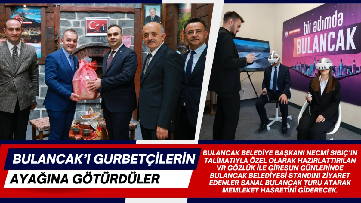 Bulancak’ı gurbetçilerin ayağına götürdüler