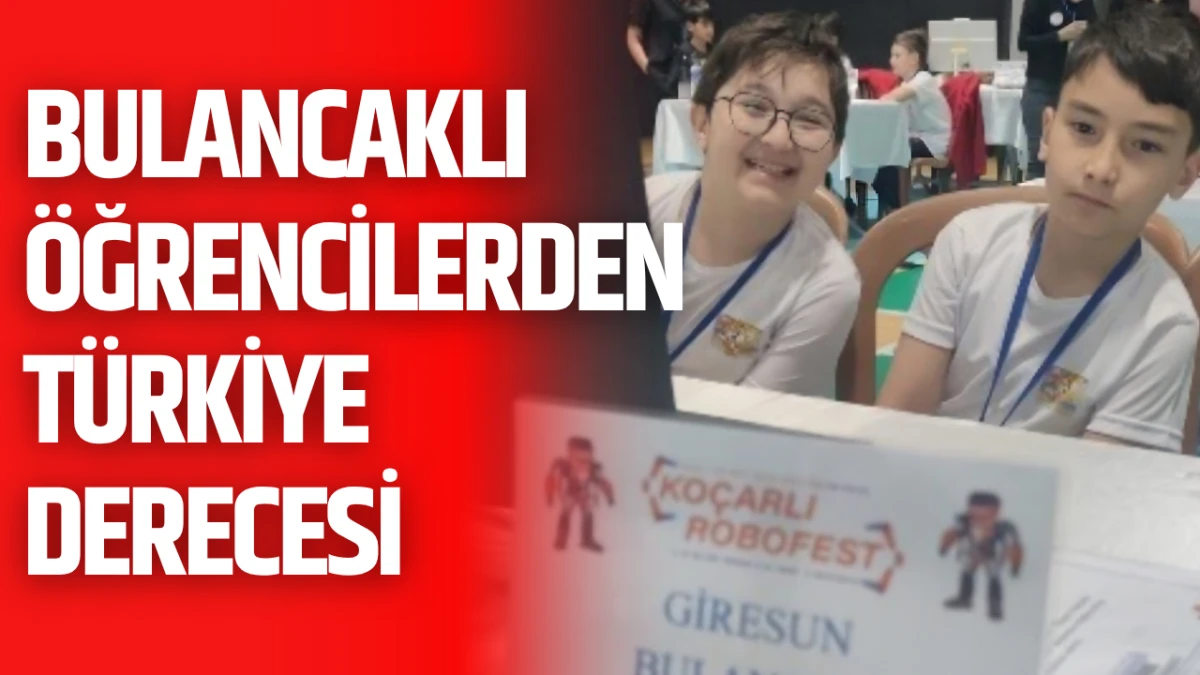 Bulancaklı Öğrencilerden Türkiye Derecesi