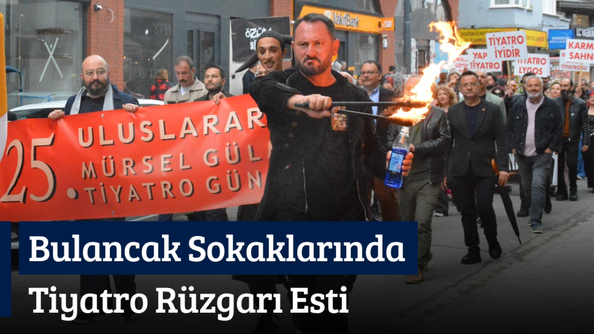 Bulancak Sokaklarında Tiyatro Rüzgarı Esti