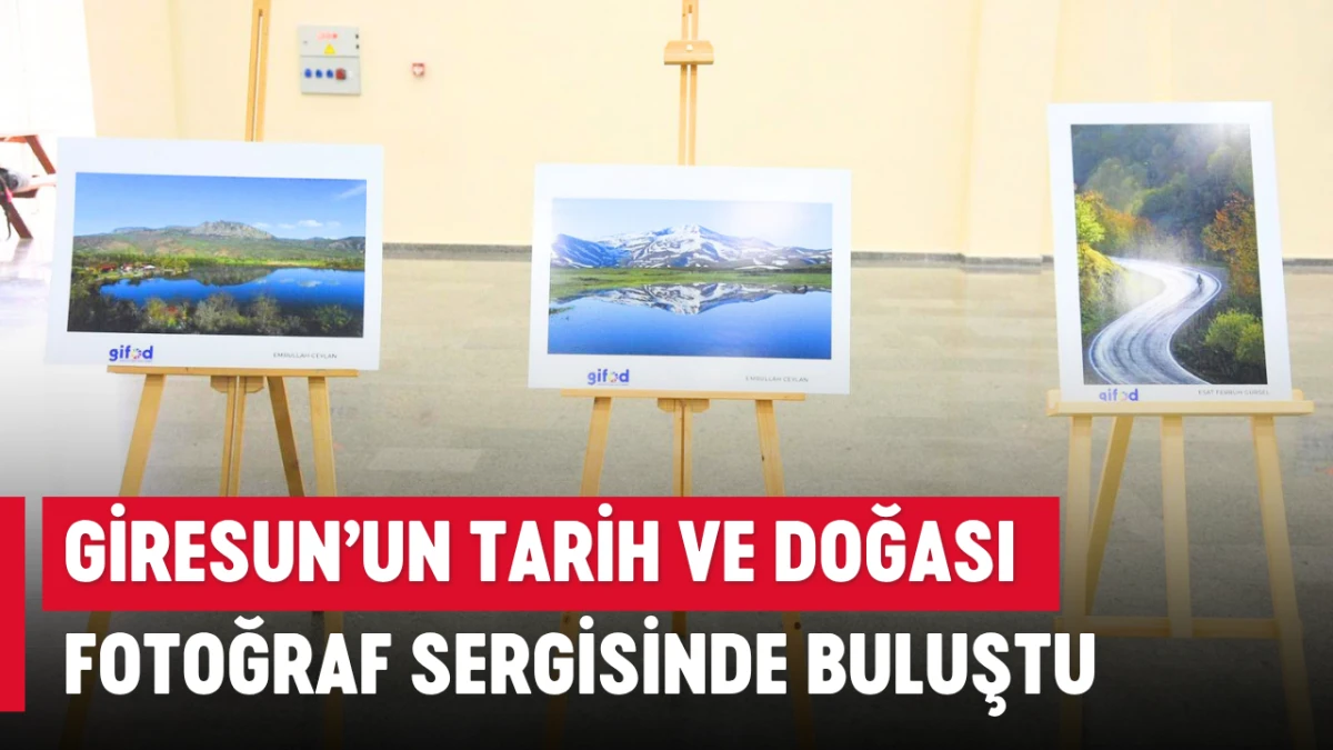 Giresun’un tarih ve doğası fotoğraf sergisinde buluştu