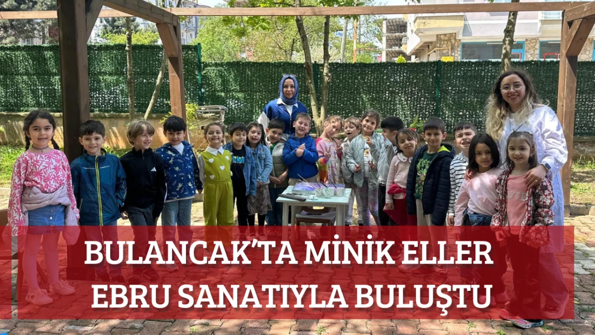 Bulancak’ta Minik Eller Ebru Sanatıyla Buluştu