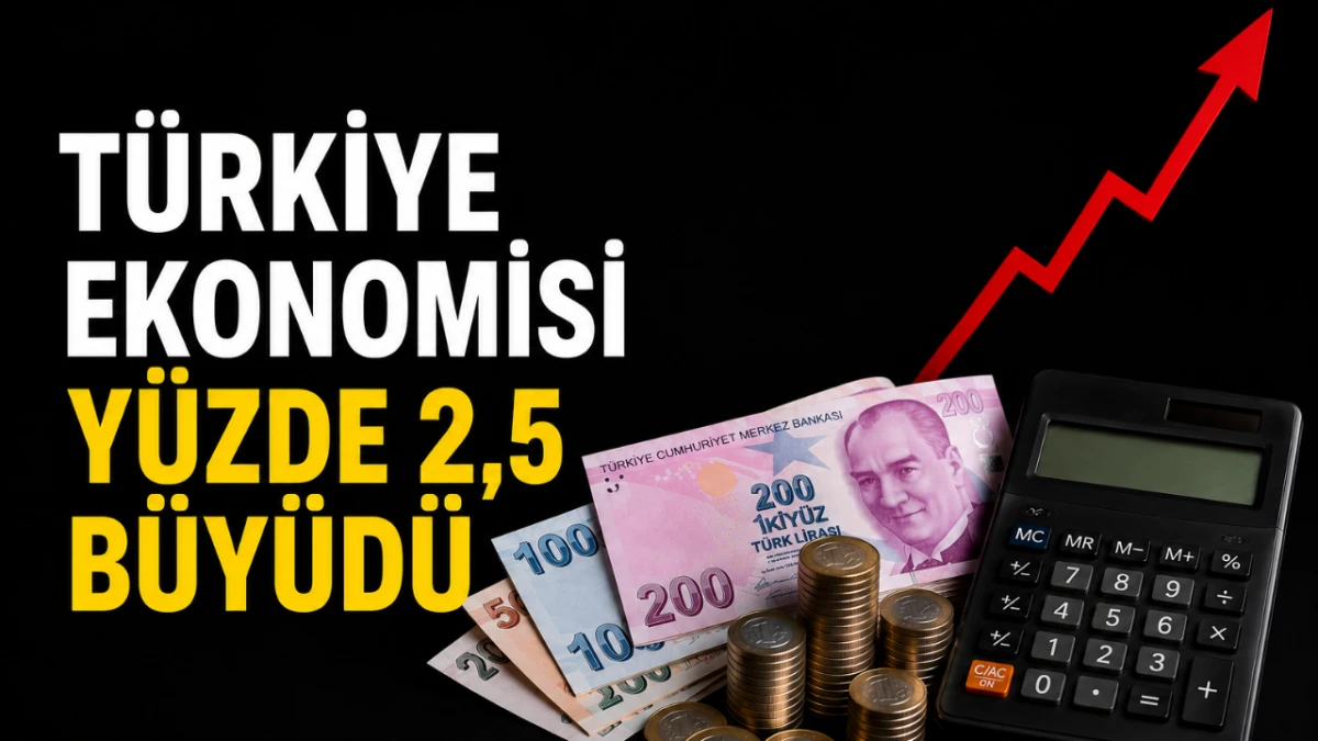 Türkiye Ekonomisi Yüzde 2,5 Büyüdü