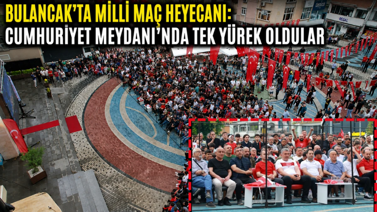 BULANCAK'TA MİLLİ MAÇ HEYECANI: CUMHURİYET MEYDANI'NDA TEK YÜREK OLDULAR