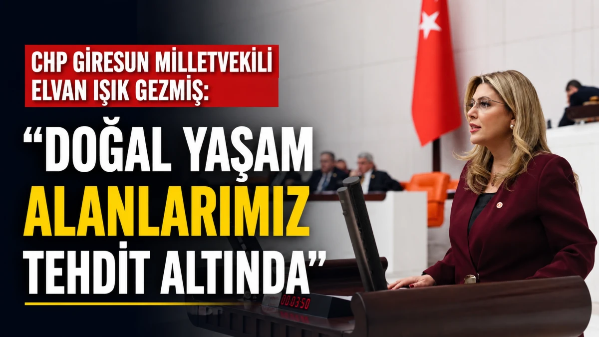DOĞAL YAŞAM ALANLARIMIZ TEHDİT ALTINDA