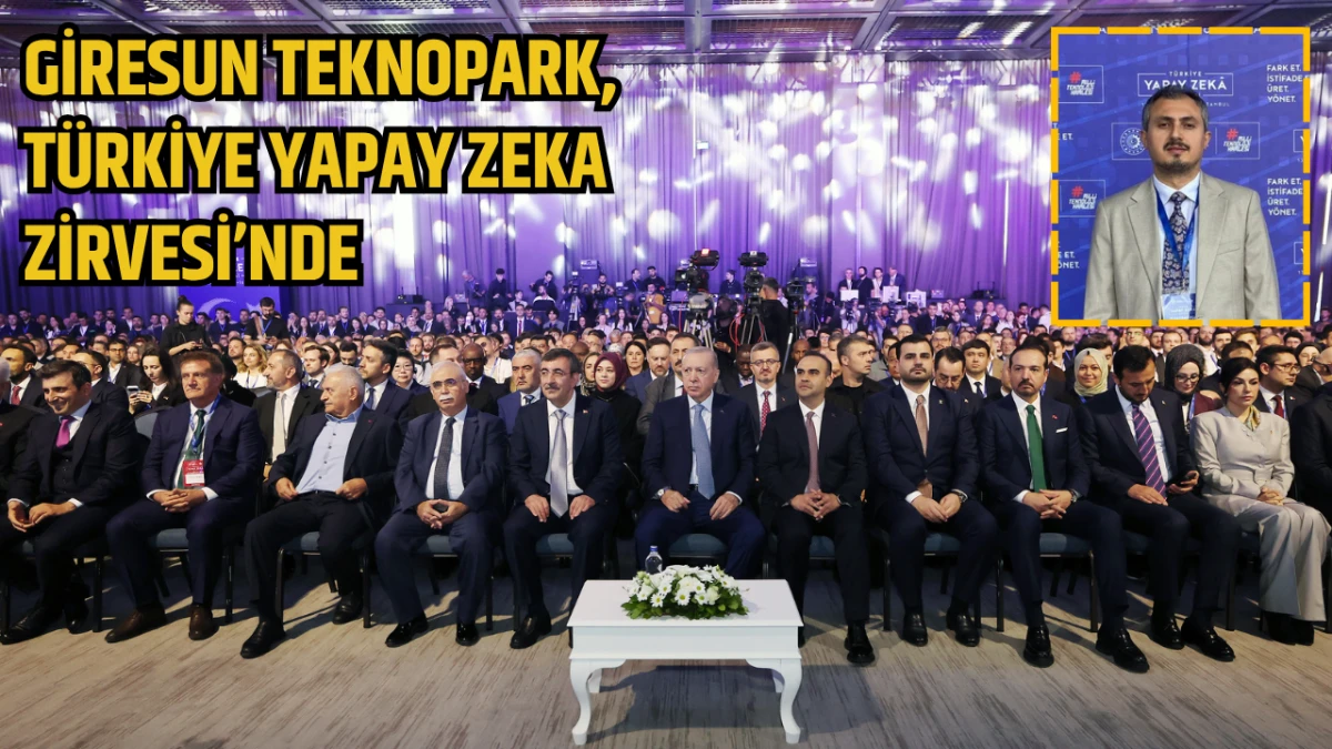 Giresun Teknopark, Türkiye Yapay Zeka Zirvesi’nde