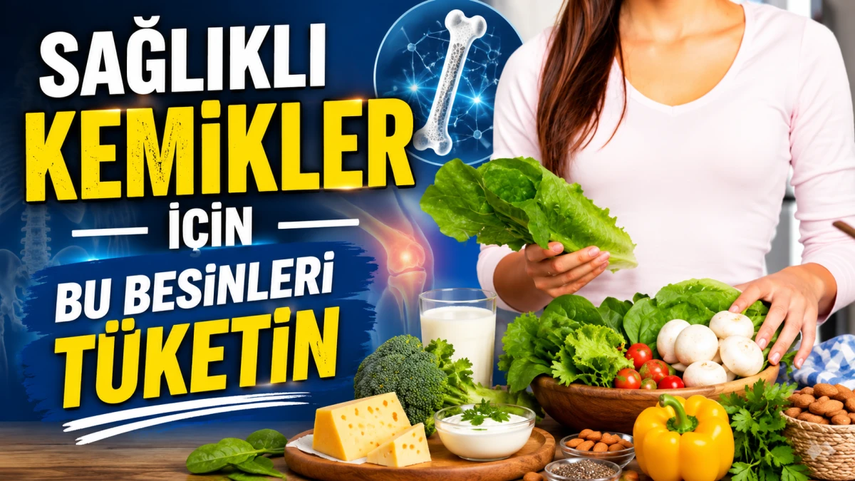 Sağlıklı kemikler için bu besinleri tüketin