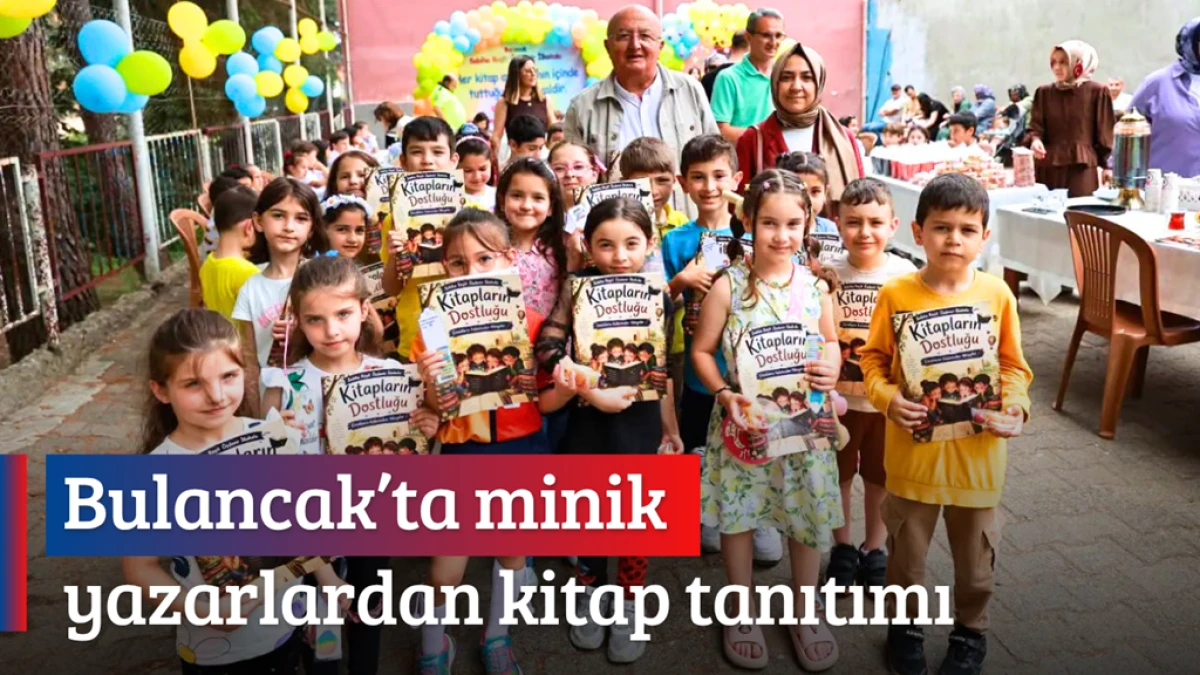 Bulancak’ta minik yazarlardan kitap tanıtımı 