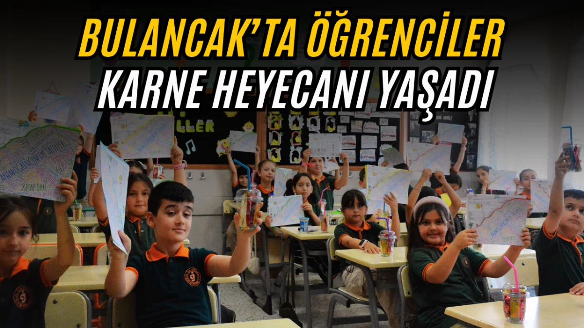 Bulancak’ta Öğrenciler Karne heyecanı yaşadı