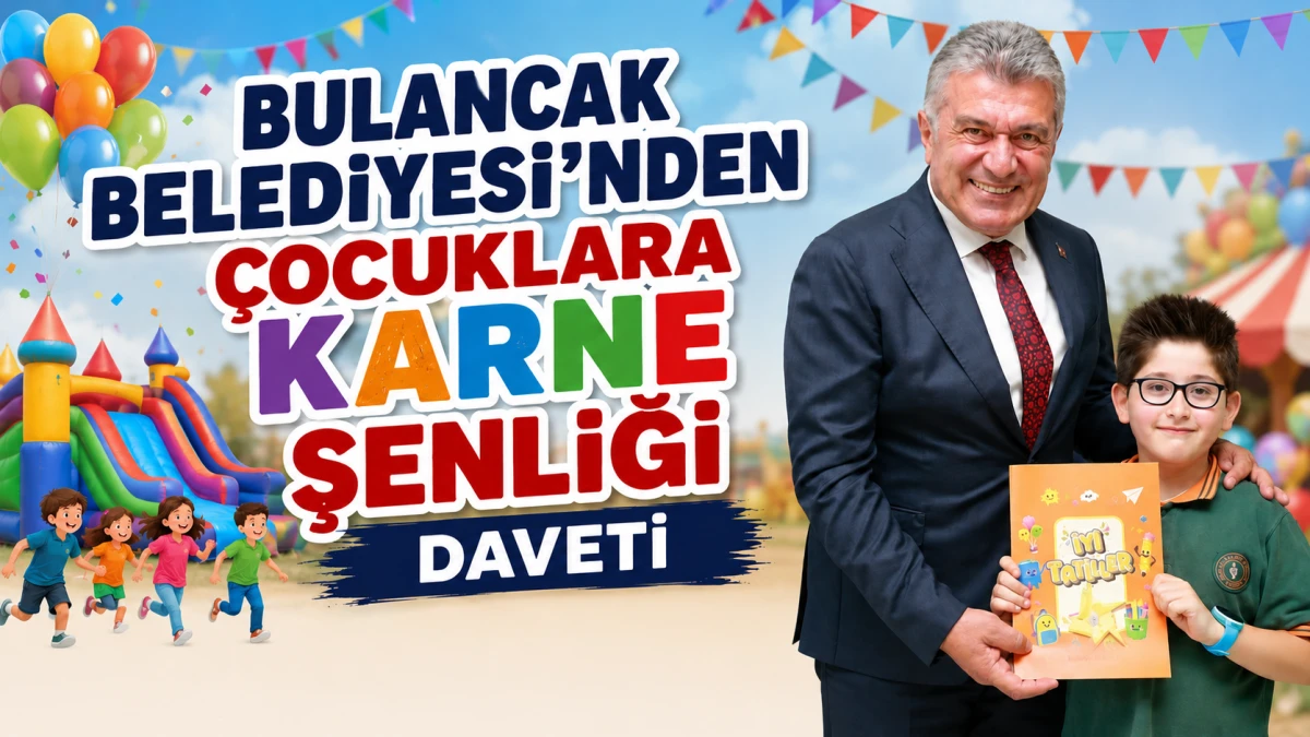 Bulancak Belediyesi'nden Çocuklara Karne Şenliği Daveti