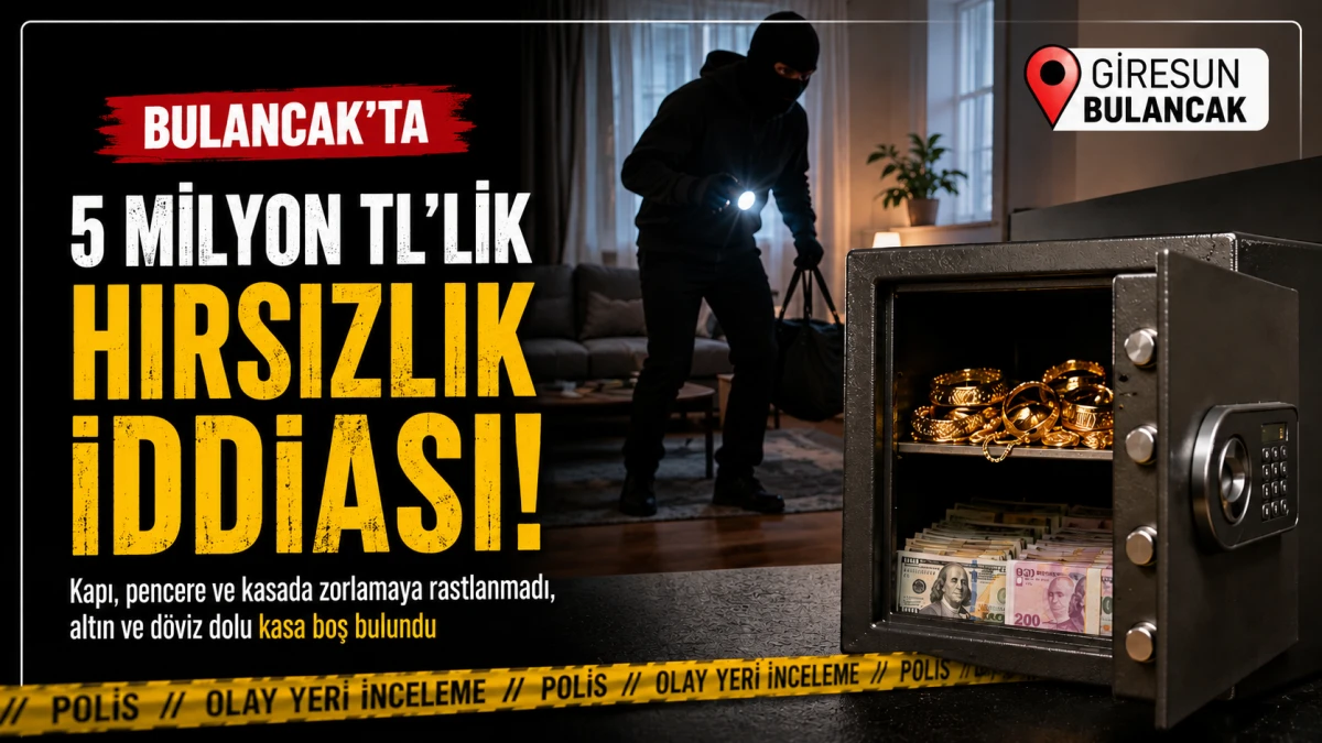 Bulancak'ta 5 Milyon TL'lik Hırsızlık İddiası