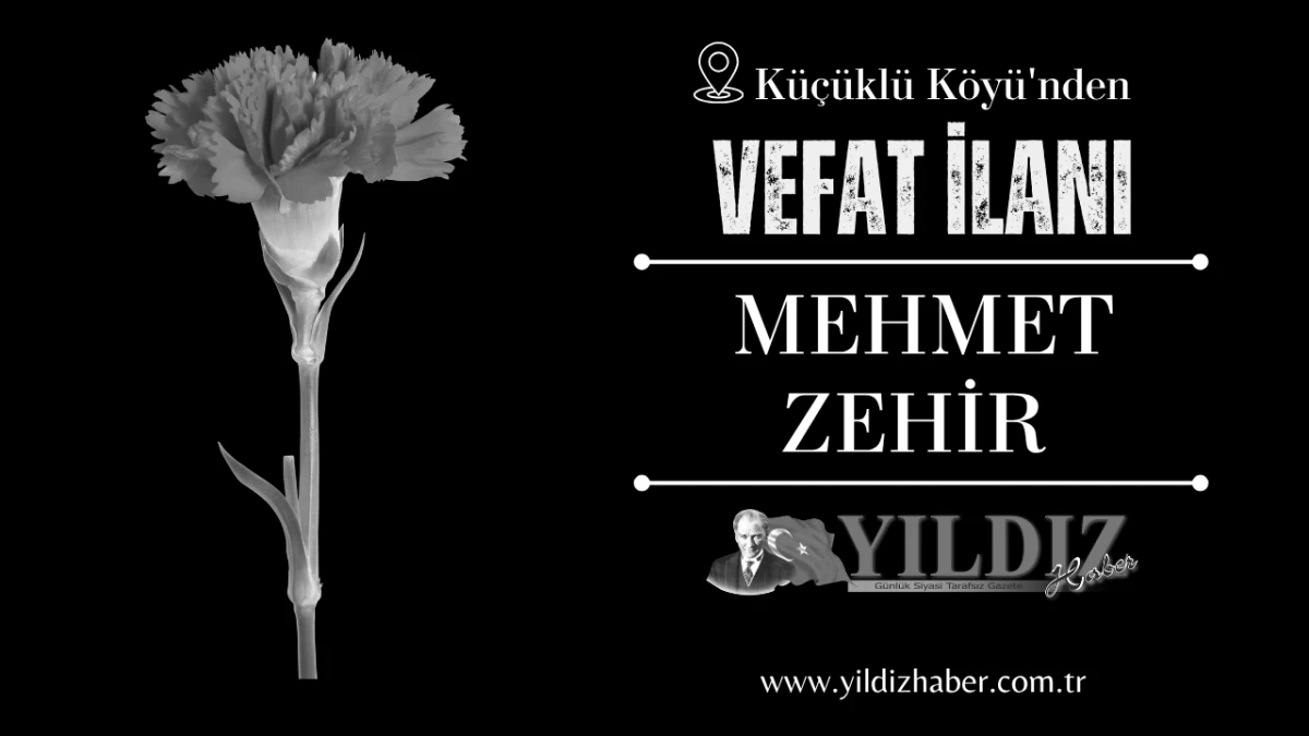Mehmet Zehir vefat etti