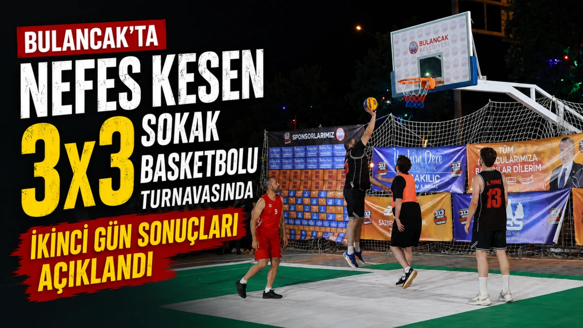 Bulancak’ta nefes kesen 3x3 Sokak Basketbolu Turnuvasında ikinci gün sonuçları açıklandı