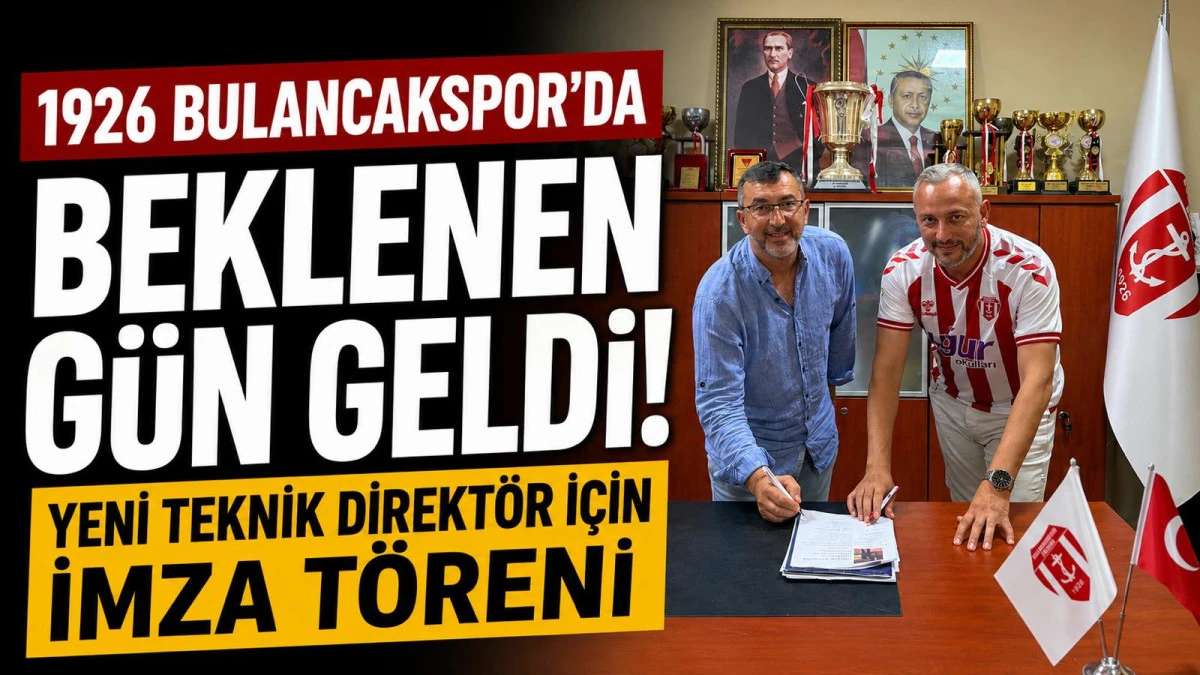 1926 Bulancakspor’da Beklenen Gün Geldi! Yeni Teknik Direktör İçin İmza Töreni