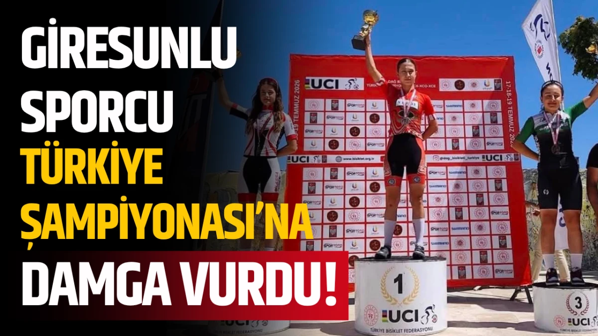 Giresunlu Sporcu Türkiye Şampiyonası’na Damga Vurdu!
