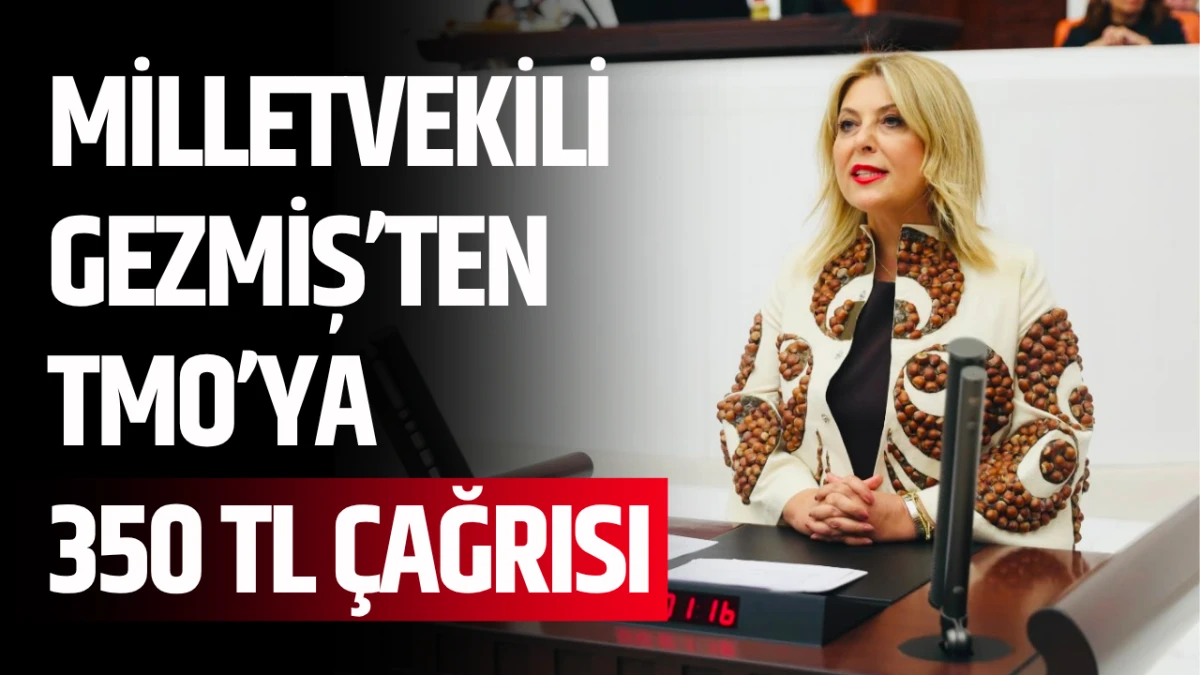 Milletvekili Gezmiş’ten TMO’ya 350 TL çağrısı