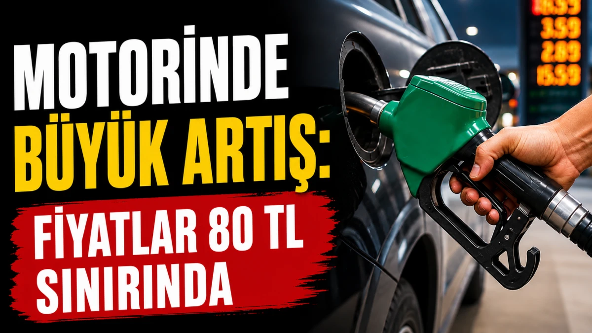 Motorinde Büyük Artış: Fiyatlar 80 TL sınırında
