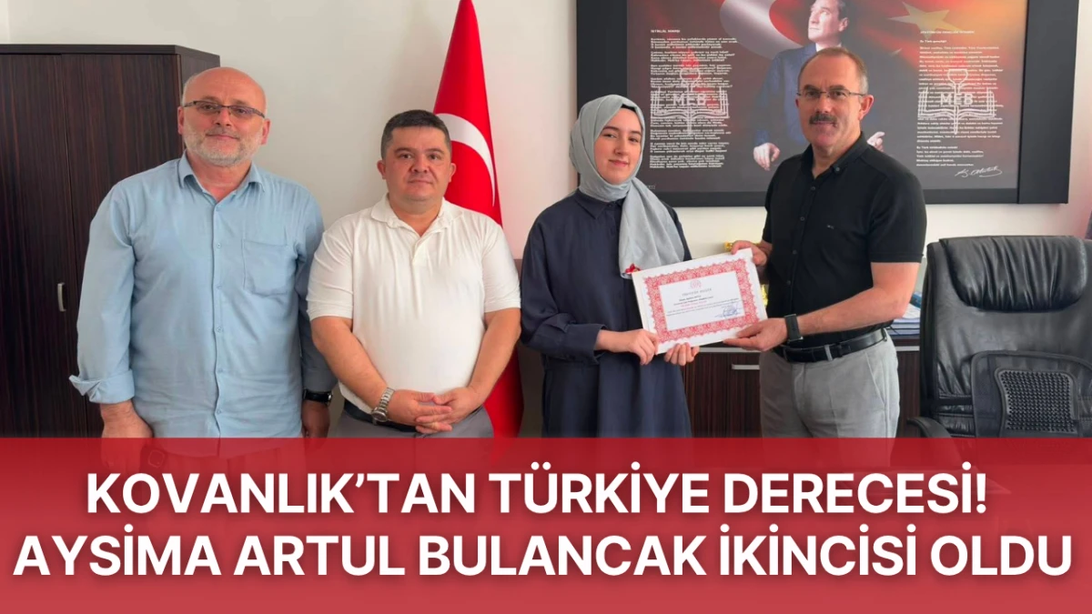 Kovanlık’tan Türkiye Derecesi: Aysima Artul Bulancak ikincisi oldu