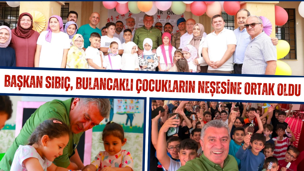 Başkan Sıbıç, Bulancaklı çocukların neşesine ortak oldu