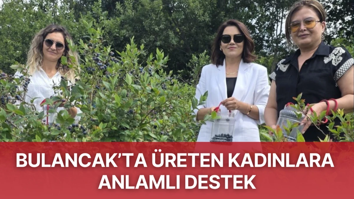 Bulancak’ta üreten kadınlara anlamlı destek