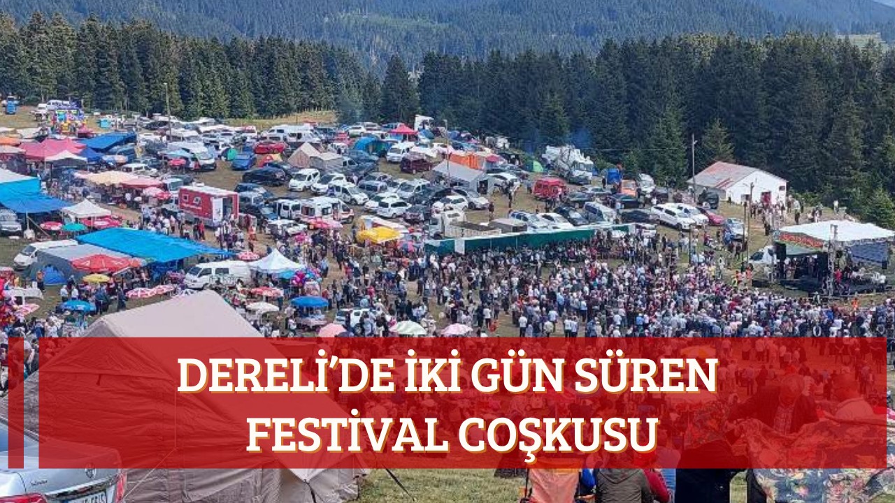 Dereli’de iki gün süren festival coşkusu