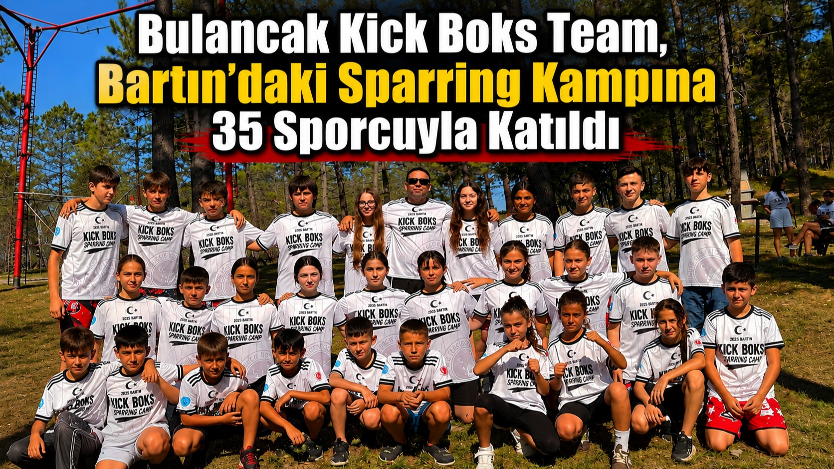 Bulancak Kick Boks Team, Bartın’daki Sparring Kampına 35 Sporcuyla Katıldı