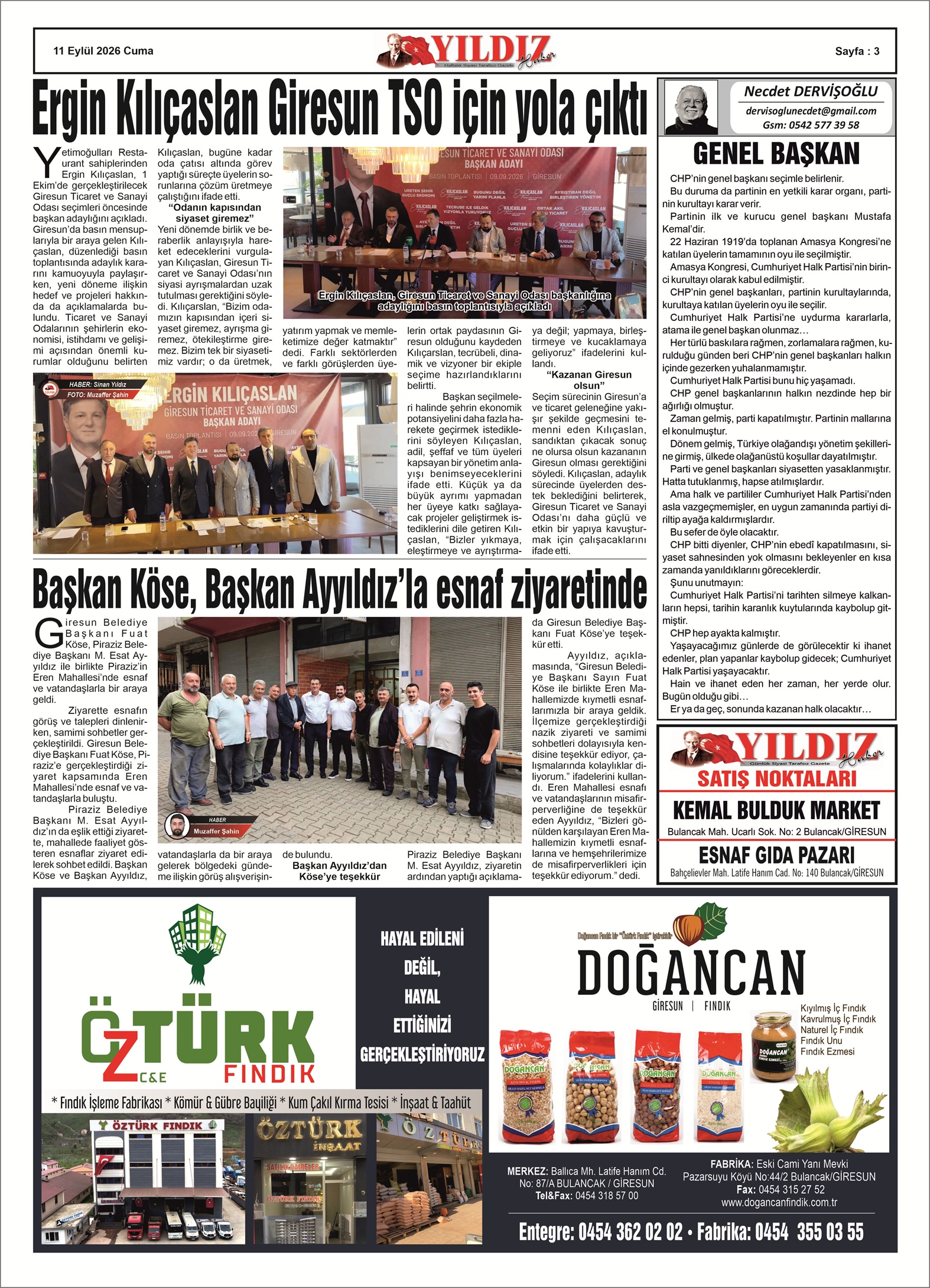 11 EYLÜL 2026 CUMA — Sayfa 3