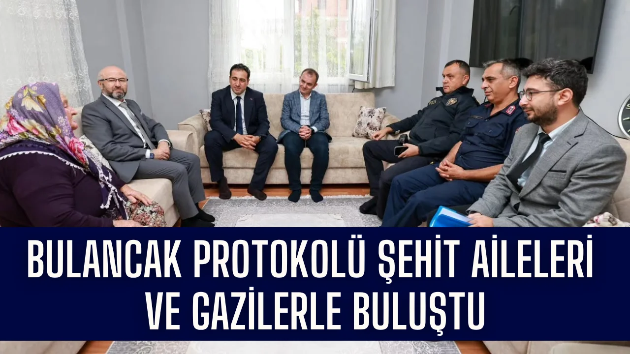 Bulancak protokolü şehit aileleri ve gazilerle buluştu