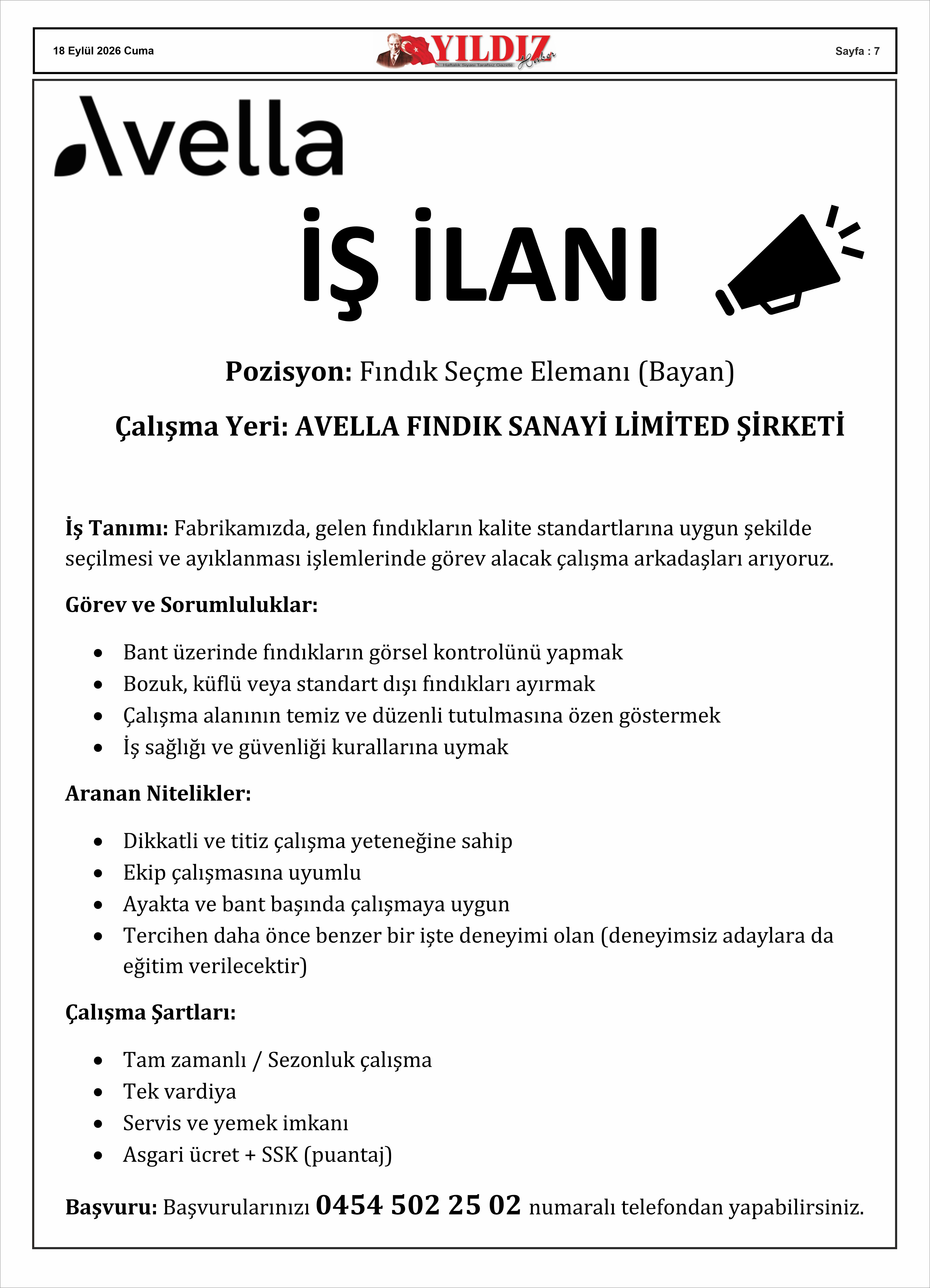 18 EYLÜL 2026 CUMA — Sayfa 7