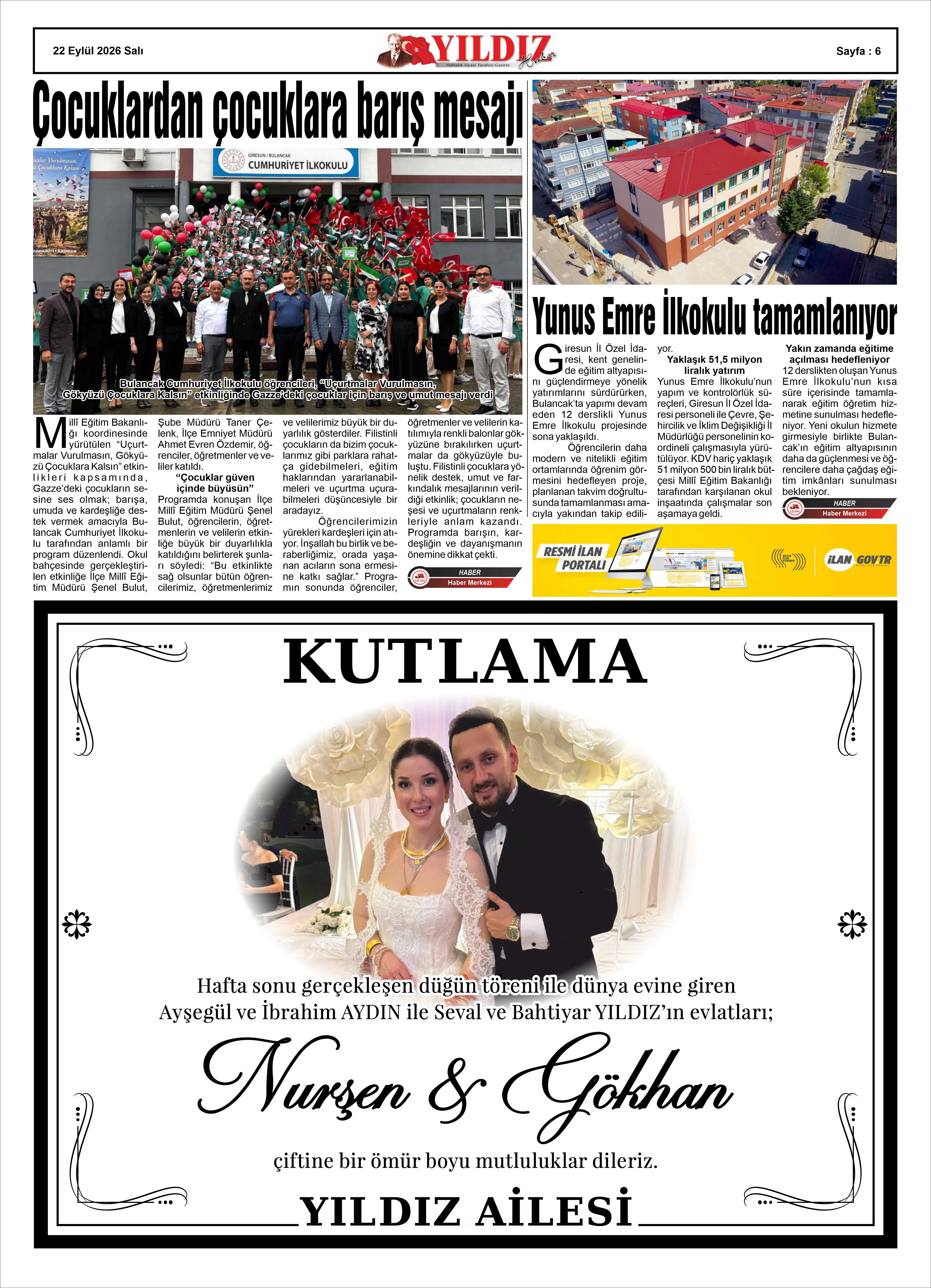 22 EYLÜL 2026 SALI — Sayfa 6
