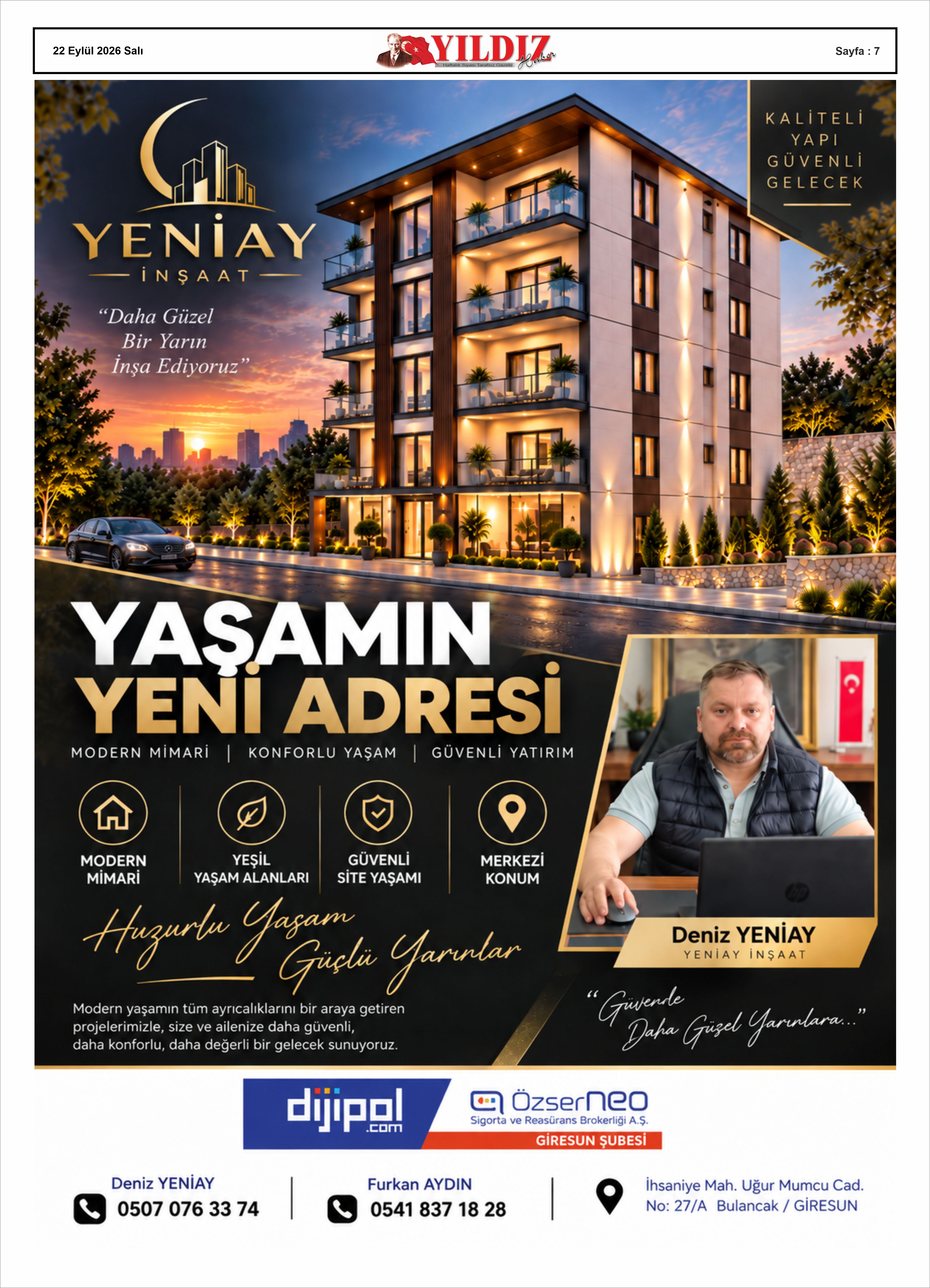 22 EYLÜL 2026 SALI — Sayfa 7
