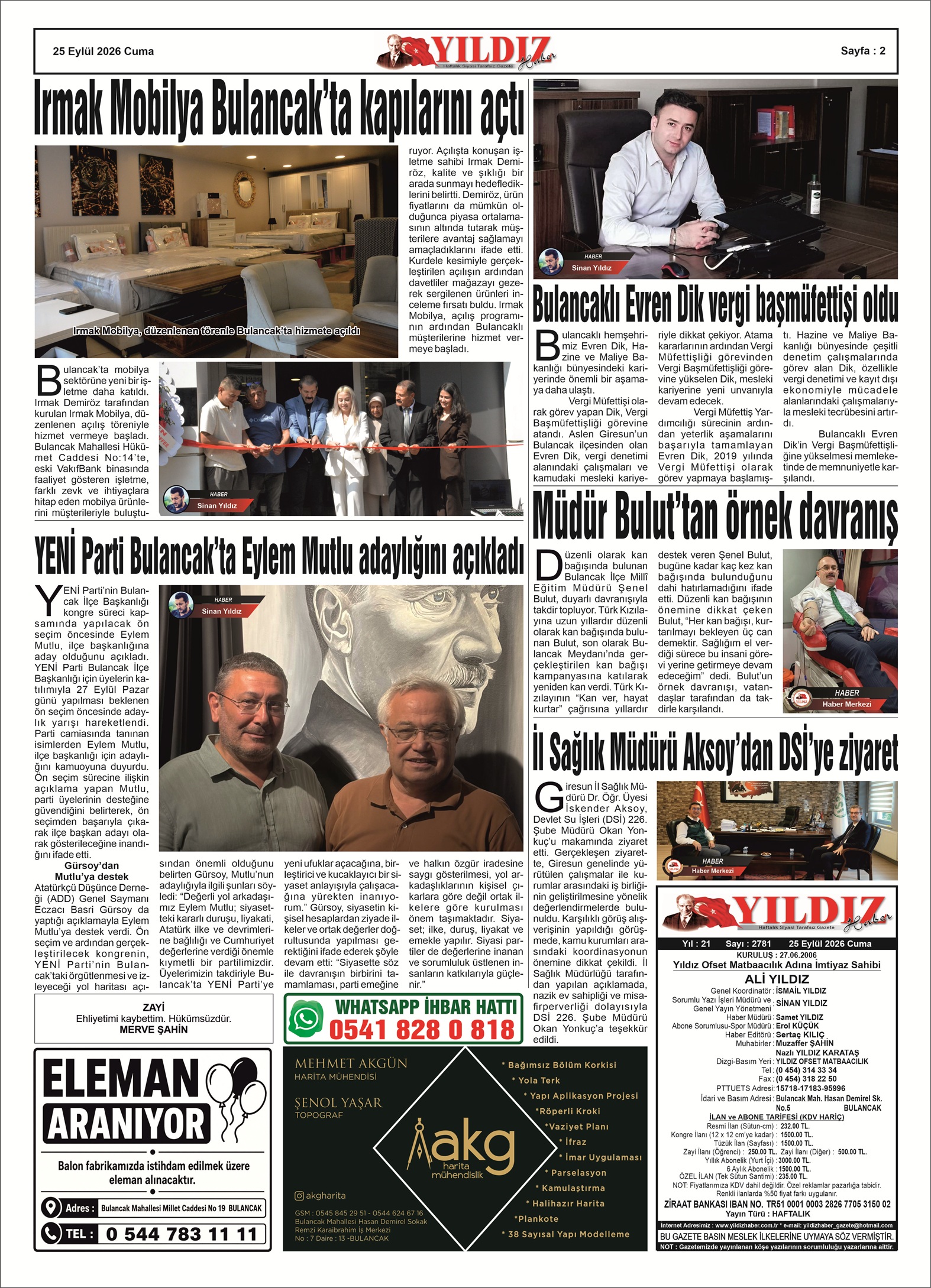 25 EYLÜL 2026 CUMA — Sayfa 2