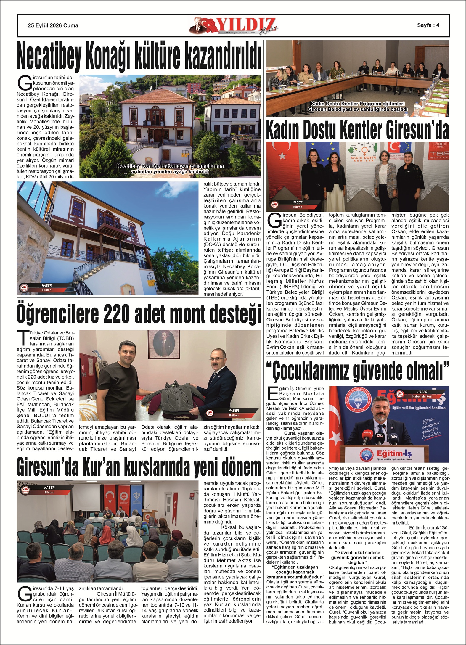 25 EYLÜL 2026 CUMA — Sayfa 4