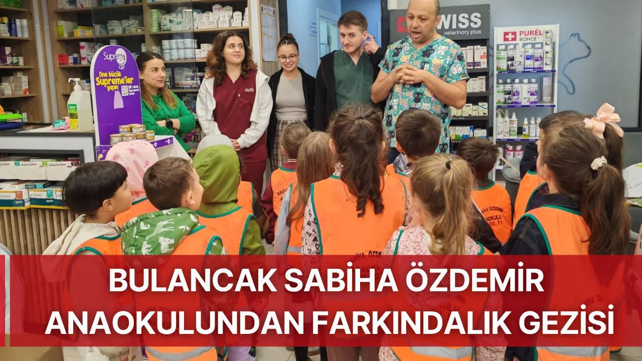 Bulancak Sabiha Özdemir Anaokulundan farkındalık gezisi