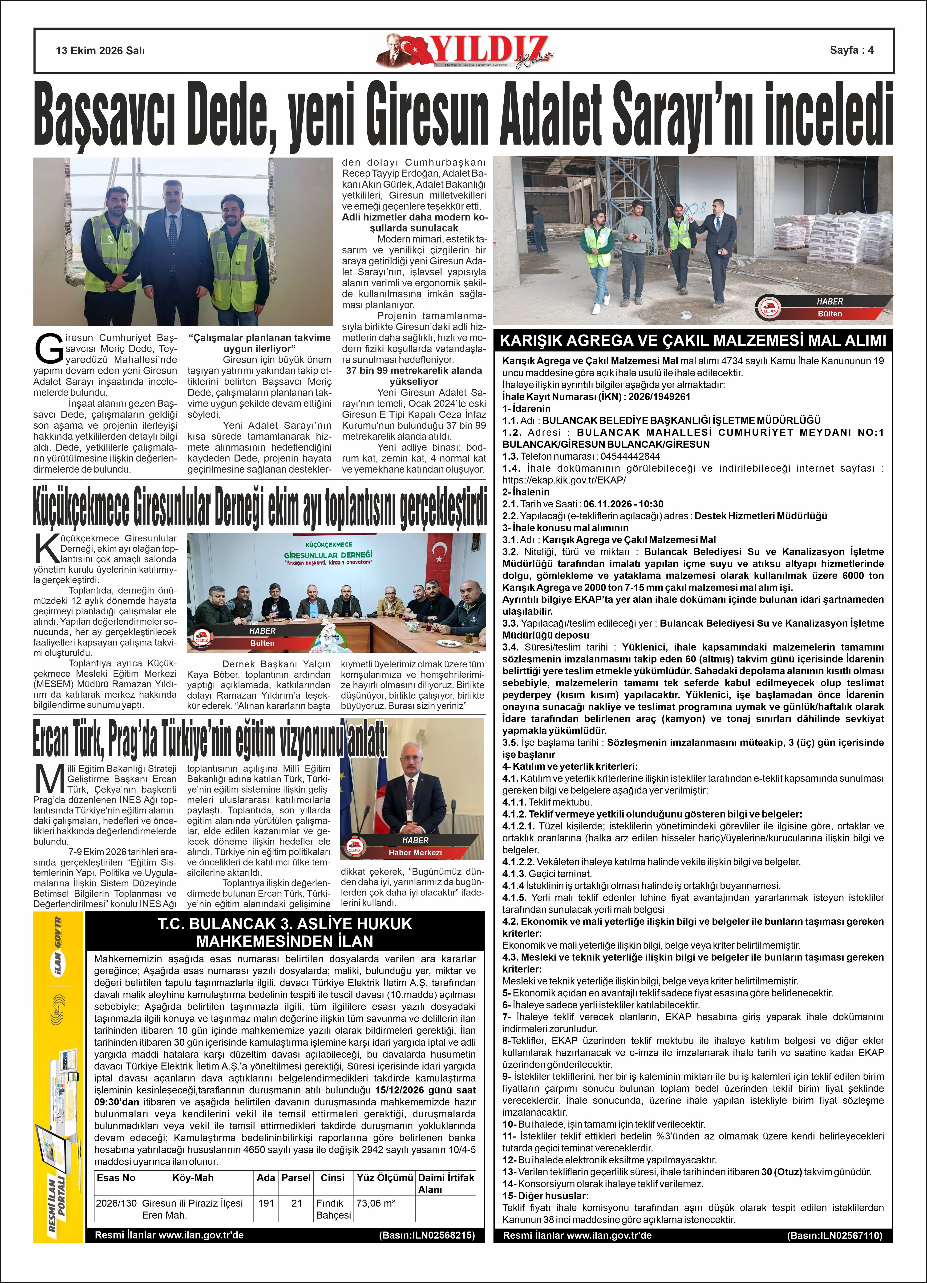 13 EKİM 2026 SALI — Sayfa 4