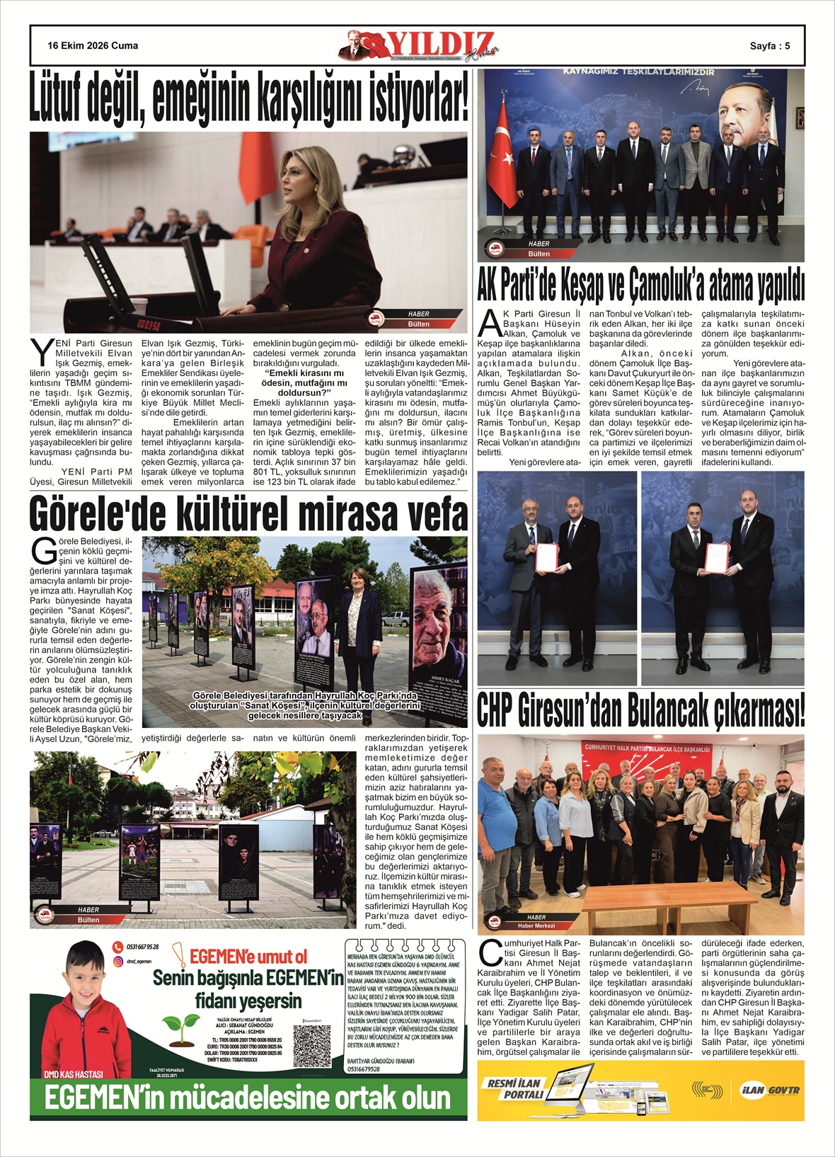 16 EKİM 2026 CUMA — Sayfa 5