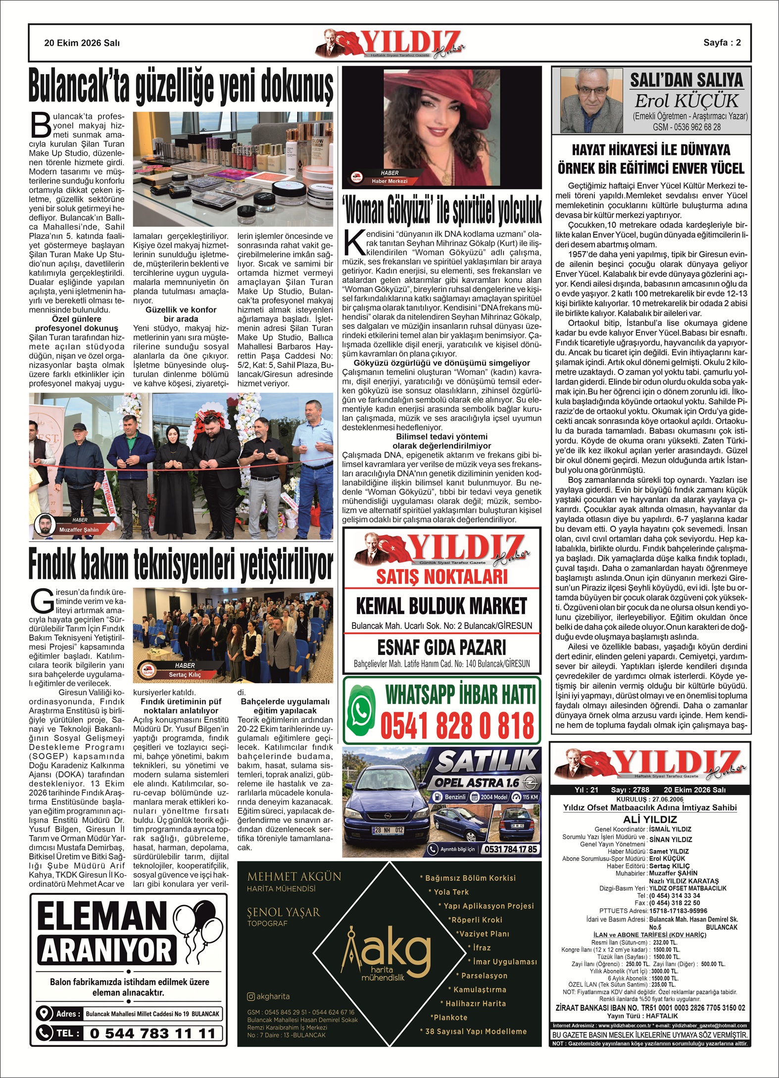 20 EKİM 2026 SALI — Sayfa 2