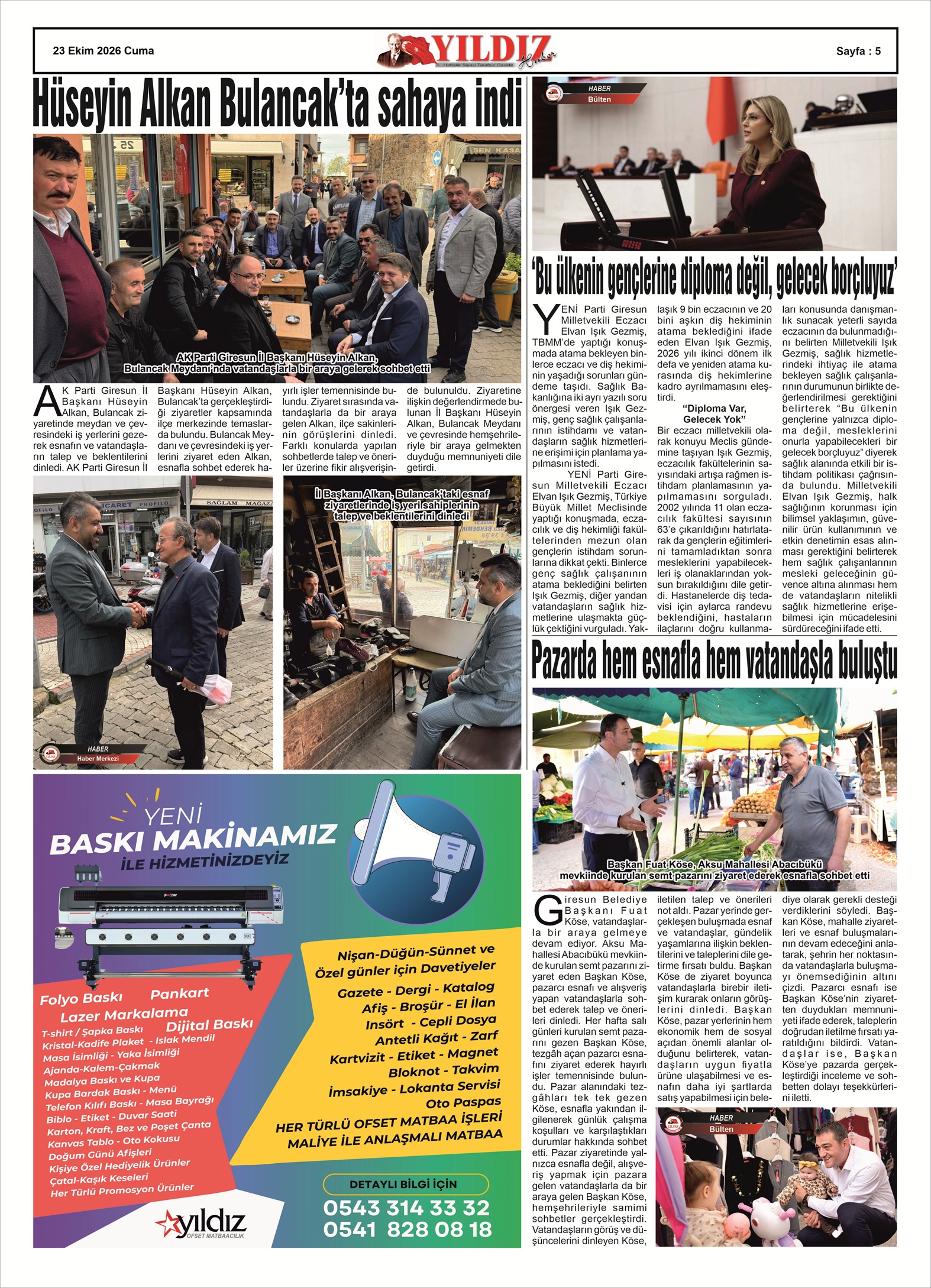 23 EKİM 2026 CUMA — Sayfa 5