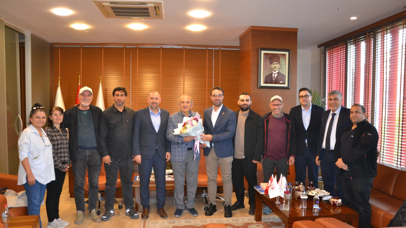 Manisa Gazeteciler Cemiyetinden TSO Başkanı Yılmaz’a tebrik ziyareti