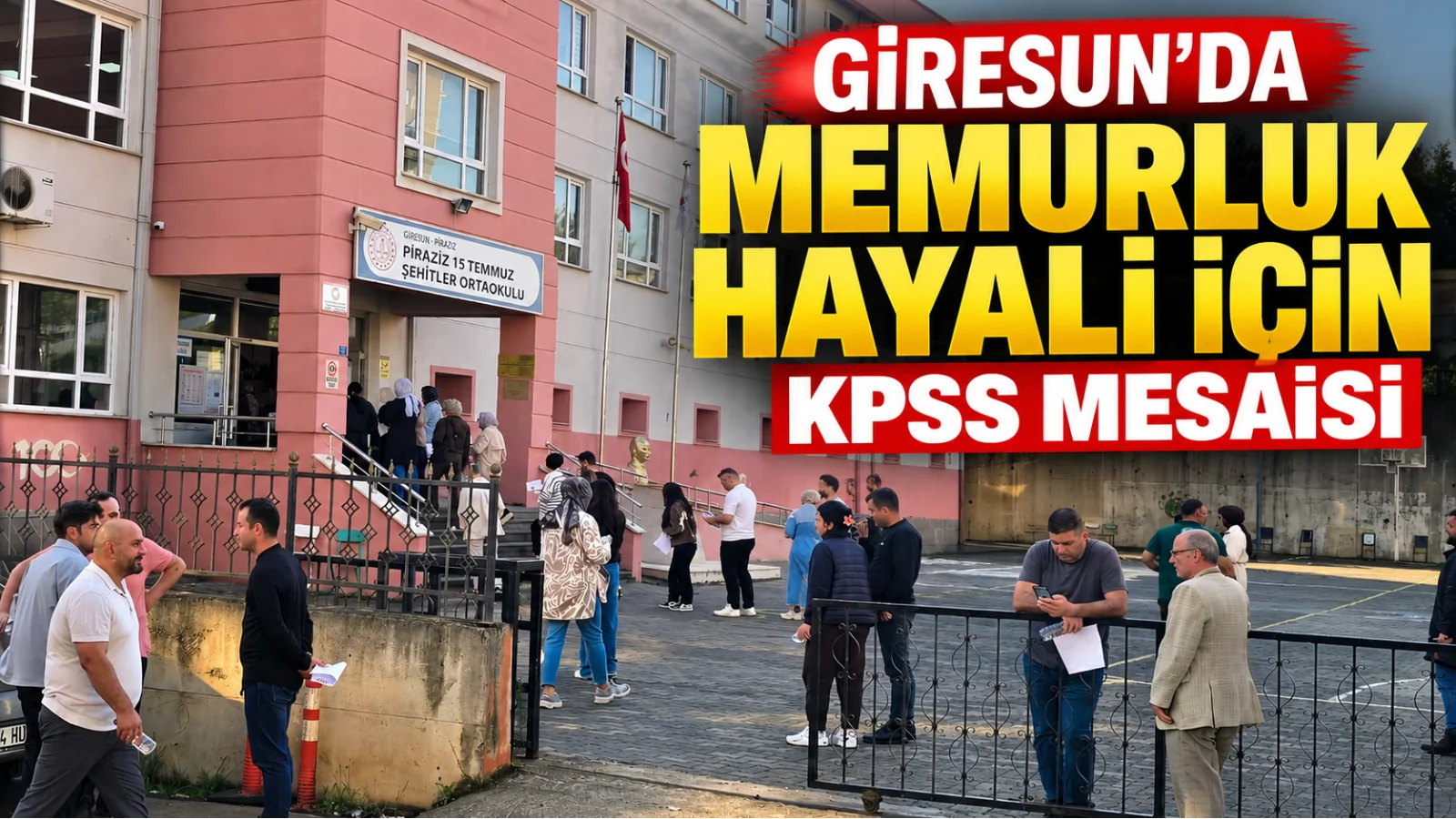 Giresun’da Memurluk Hayali İçin KPSS Mesaisi