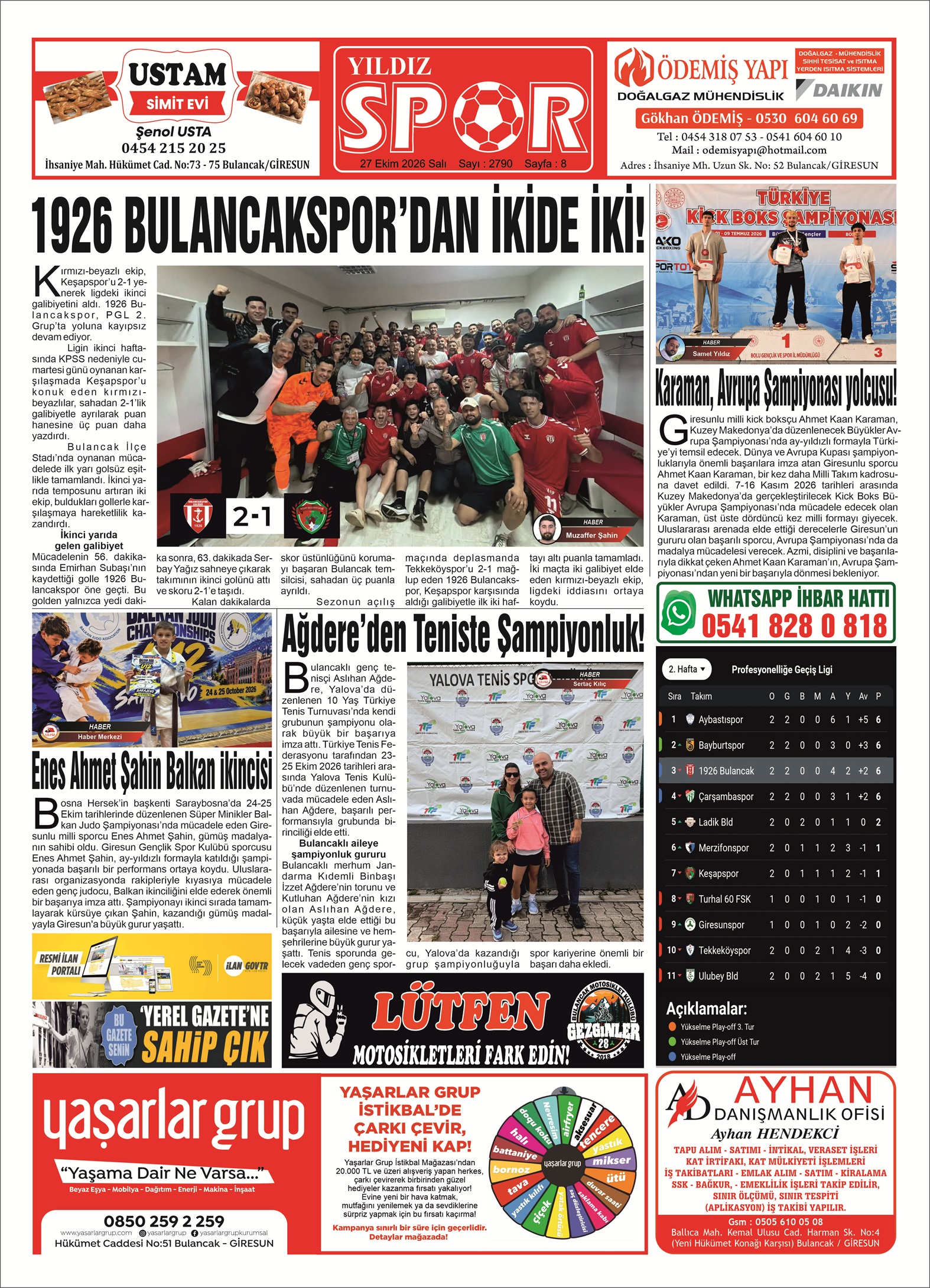 27 EKİM 2026 SALI — Sayfa 8