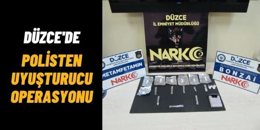 Polisten uyuşturucu operasyonu