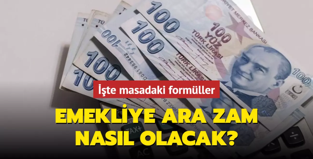 Emekliye ara zam ekimde Meclis'te! Emekliye ara zam nasıl olacak? İşte masadaki formüller