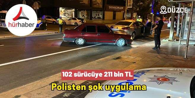 Polisten şok uygulamalara devam ediyor
