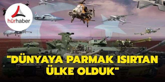 Bakan Kacır'dan savunma sanayi mesajı: Dünyaya parmak ısırtan ülke olduk