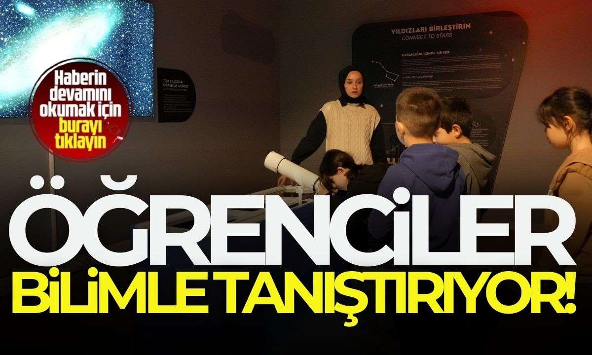 Hacıkadirler İlkokulu öğrencileri, uzay teknolojilerini keşfetti! 
